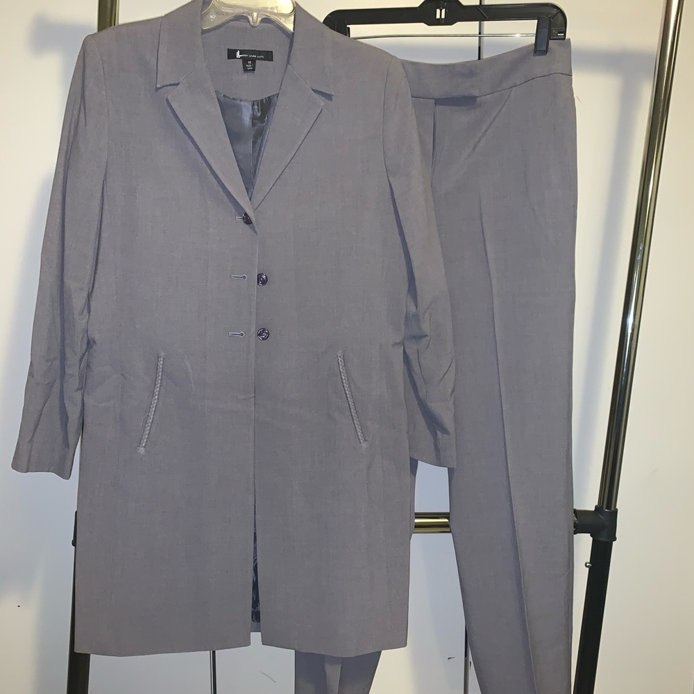 2 piece set Gray business suit